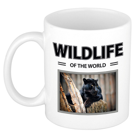 Animal photo mug Panthers wildlife of the world 300 ml